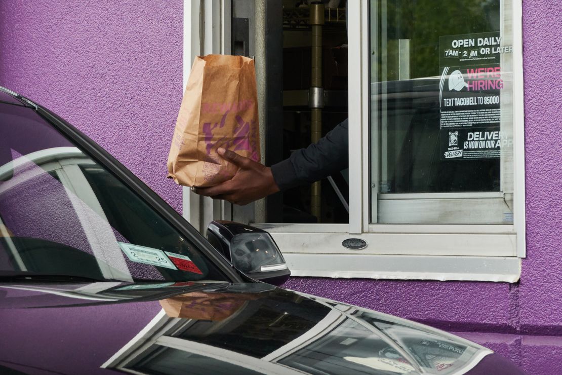 Taco Bell hasn't been hurt by customers trading down.