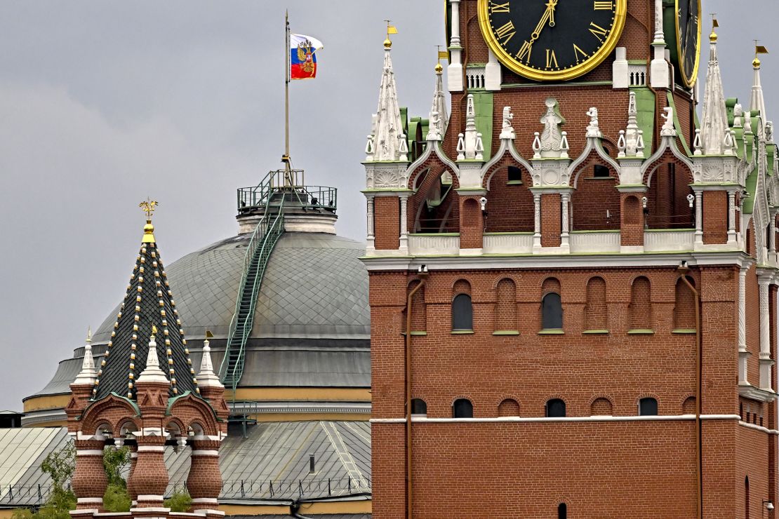 A view of Kremlin after the drone attack in Moscow, Russia on May 3, 2023.