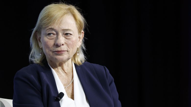 Maine Gov. Janet Mills participates in a summit in National Harbor, Maryland, in May 2023.