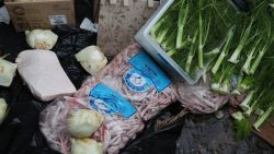 MIAMI, FLORIDA - JULY 10: A pile of food is seen after the owners of the Buya restaurant had to discard items from the restaurant's kitchen after having to close the establishment on July 10, 2020 in Miami, Florida. Jeff Grosser, a co-owner, said they have had to throw out about $8,000 worth of food and lay off 22 employees due to closure orders. He and other restaurant owners in Miami-Dade County say county Mayor Carlos Gimenez’s decision to close restaurant dining halls amid the surge in COVID-19 cases is unfair to them as other businesses stay open. They claim there is no clear evidence that closing them is part of a realistic plan that will effectively manage the current crisis in the spread of COVID and they should be able to stay open. (Photo by Joe Raedle/Getty Images)