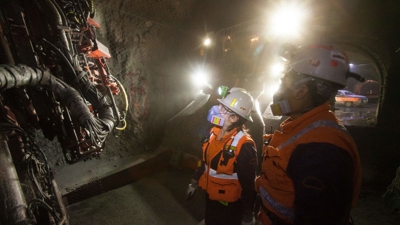 Employees of the Codelco's Chuquicamata copper mine work in Calama, Antofagasta province, Chile on April 11, 2023. The Chilean Congress approved on Wednesday May 17, 2023 an increase in the specific tax on large copper mining with which they seek to raise more resources to allocate them to social projects in the country, which is the world's leading producer of the metal. (Photo by Glenn ARCOS / AFP) (Photo by GLENN ARCOS/AFP via Getty Images)