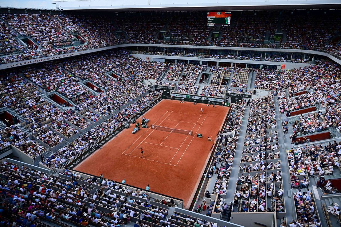 Court Philippe-Chatrier is one of the world's most iconic tennis arenas.