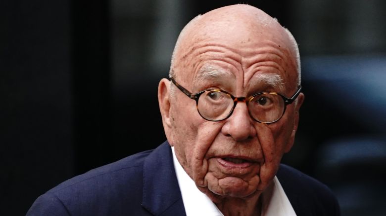 Rupert Murdoch attends his annual party at Spencer House in London on June 22, 2023.