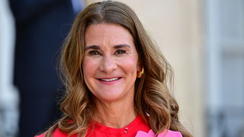 PARIS, FRANCE - JUNE 23: US philanthropist Melinda French Gates arrives for a meeting at the Elysee Palace, amid the New Global Financial Pact Summit in Paris on June 23, 2023 in Paris, France. The French president hosted a summit of political and business leaders to discuss a plan for financing developing countries' needs and vulnerabilities, especially those heightened by climate change Photo by Christian Liewig - Corbis/Getty Images)