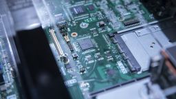 Processors and memory chips from AMD.