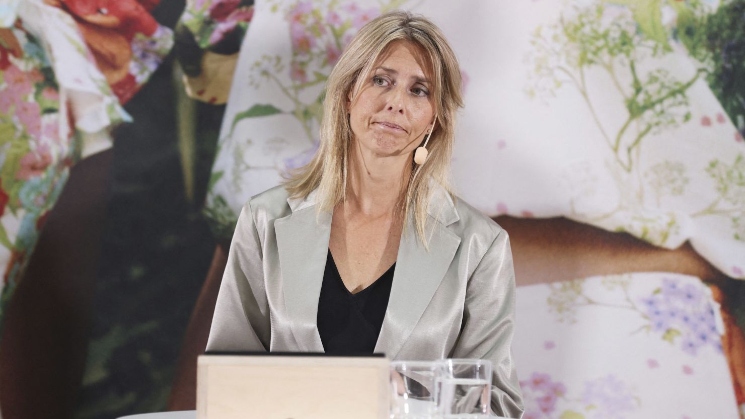 Helena Helmersson, then-CEO of H&M, at a press conference in June 2023 in Stockholm