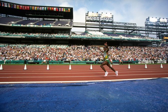 <strong>Josia Thugwane</strong> won the men's marathon at the Centennial Olympic Games in Atlanta, Georgia, having been carjacked and shot a few months before.