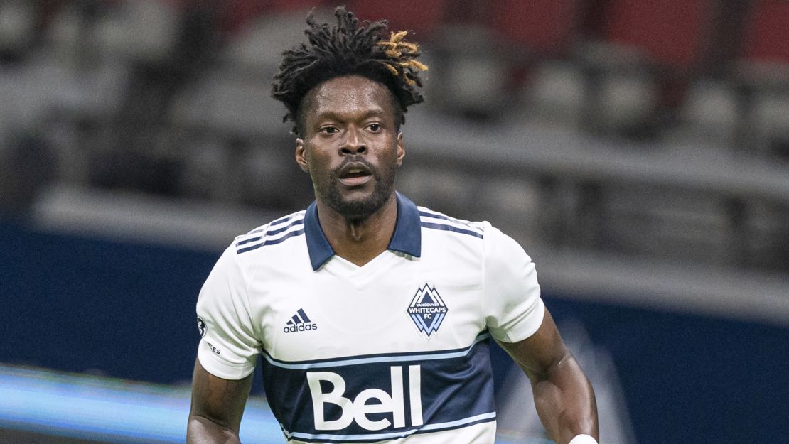 Ricketts plays for the Vancouver Whitecaps against Toronto FC in September 2020.