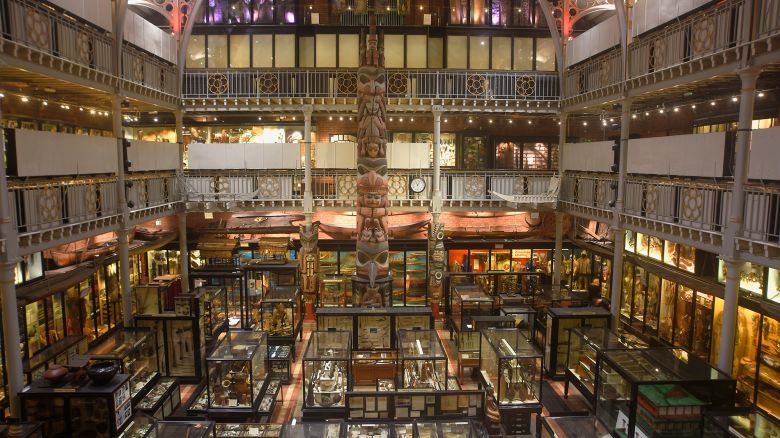 England, Oxford, Pitt Rivers Museum interior gallery. (Photo by: Mockford & Bonetti/Eye Ubiquitous/Universal Images Group via Getty Images)