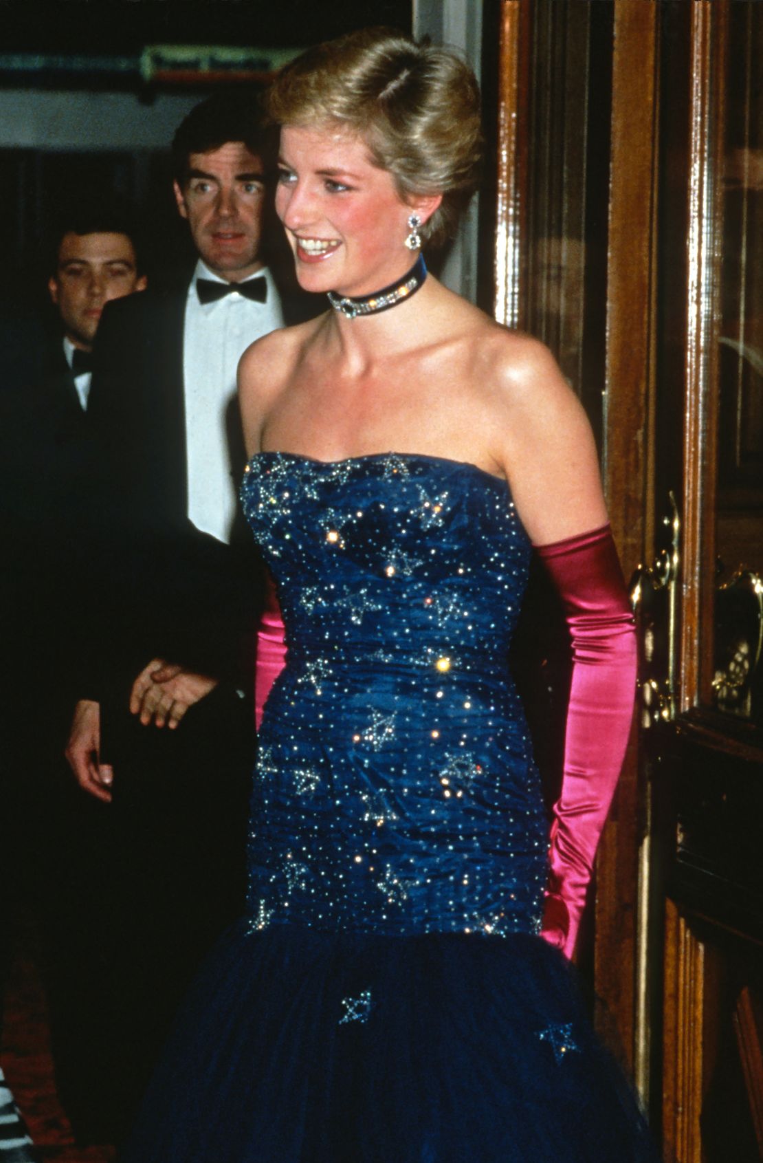 Diana wore this tulle gown to the premiere of "The Phantom of the Opera."