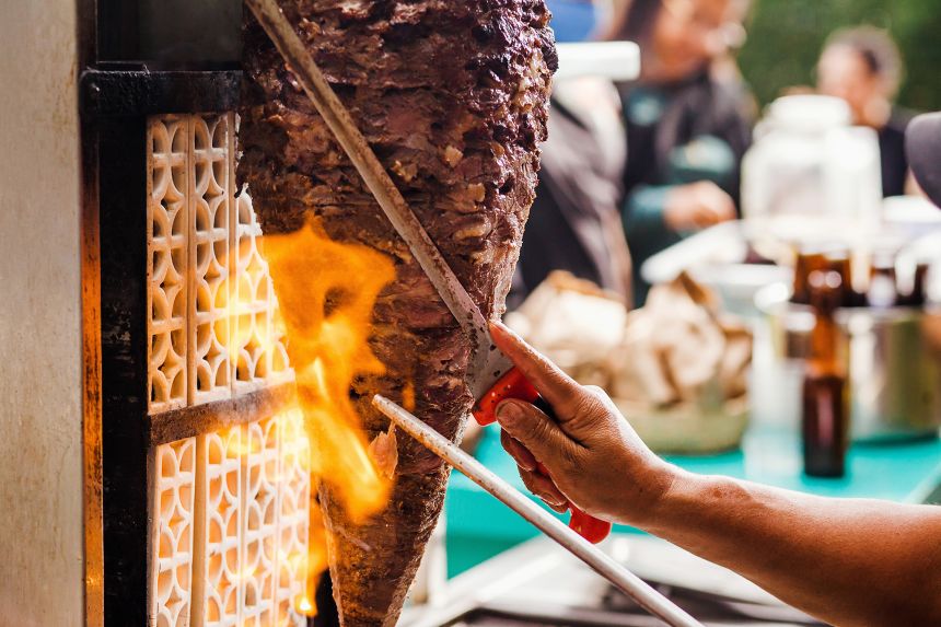 Tacos al pastor have roots traced back to what is now Lebanon.