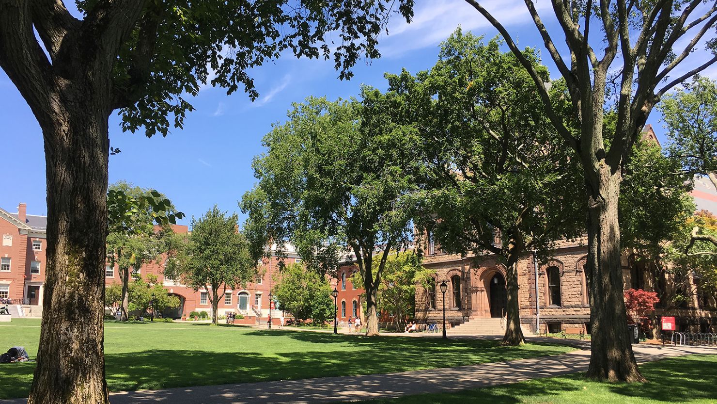 Sayles Hall at Brown University in Providence, Rhode Island.