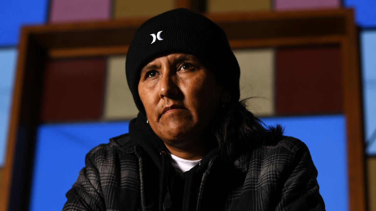DENVER, CO - JANUARY 26 : Jeanette Vizguerra, immigrant rights activist, poses for a portrait at First Unitarian Society of Denver in Denver, Colorado on Tuesday. January 26, 2021. (Photo by Hyoung Chang/MediaNews Group/The Denver Post via Getty Images)
 "n