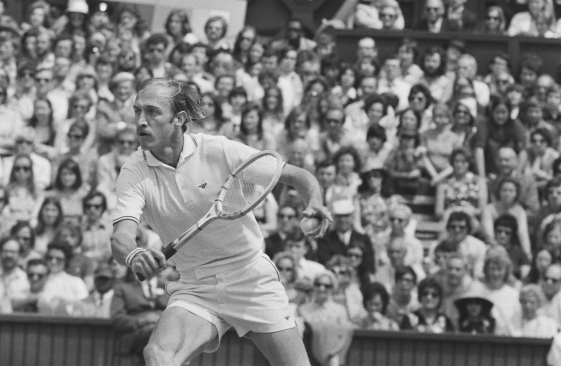 Stan Smith during his victorious 1972 Wimbledon run.