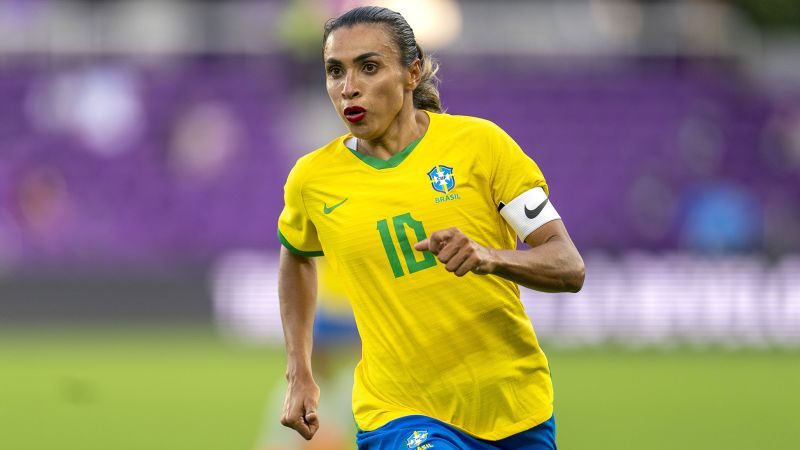 Legendary Brazilian Soccer Star Marta Announces Retirement from International Team