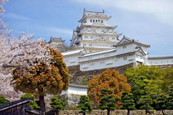 <strong>Himeji Castle, Japan:</strong> Completed in the early 17th century, Himeji is now a World Heritage Site.