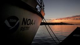 The NOAA research vessel Fulmar, tied up in Sausalito, Calif. on Fri. September 25, 2015, as the crew prepares for a day conducting the study ACCESS (Applied California Current Ecosystems Studies) a partnership that uses ocean research to inform resource managers, policy makers and conservation partners. (Photo By Michael Macor/The San Francisco Chronicle via Getty Images)