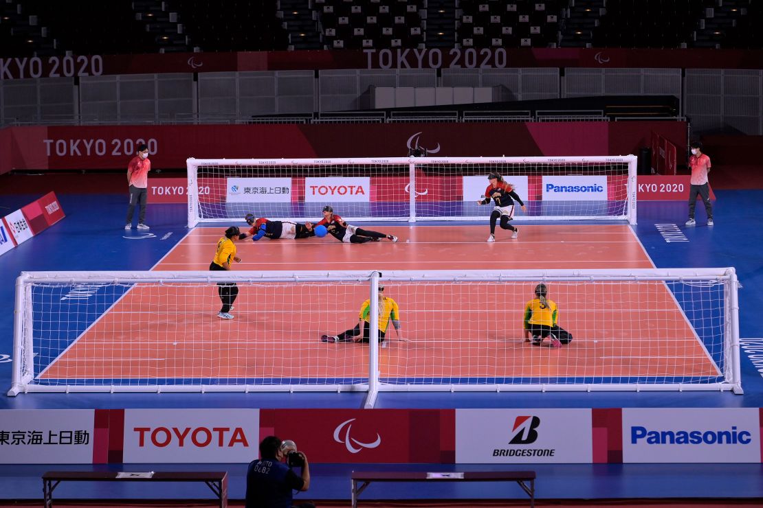 What is goalball, the sport in which Paralympians can throw a ball at ...