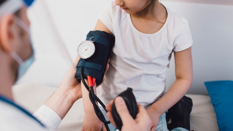 Rates of high blood pressure in children have nearly doubled in 20 years