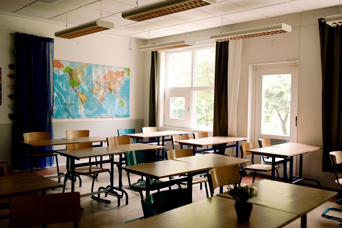 The author's school closed for several months during her seventh-grade year and reopened with social distancing protocols in place for eighth grade.