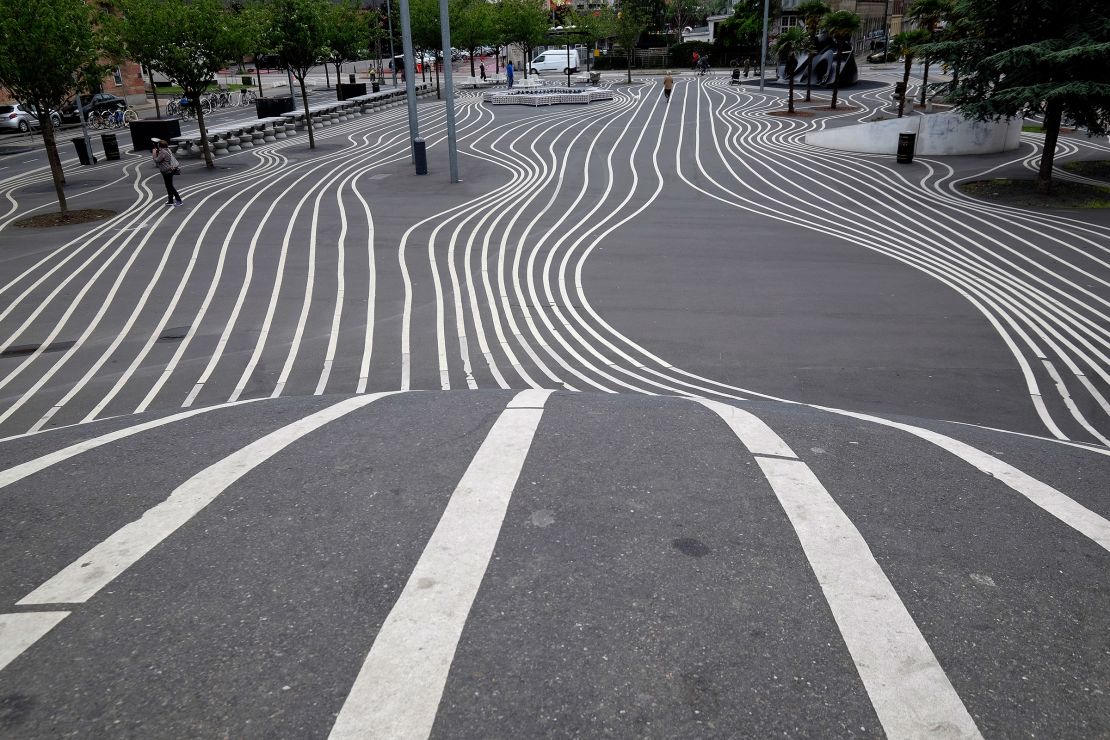 Chinese visitors have been flocking to Superkilen Urban Park in Copenhagen, Denmark.