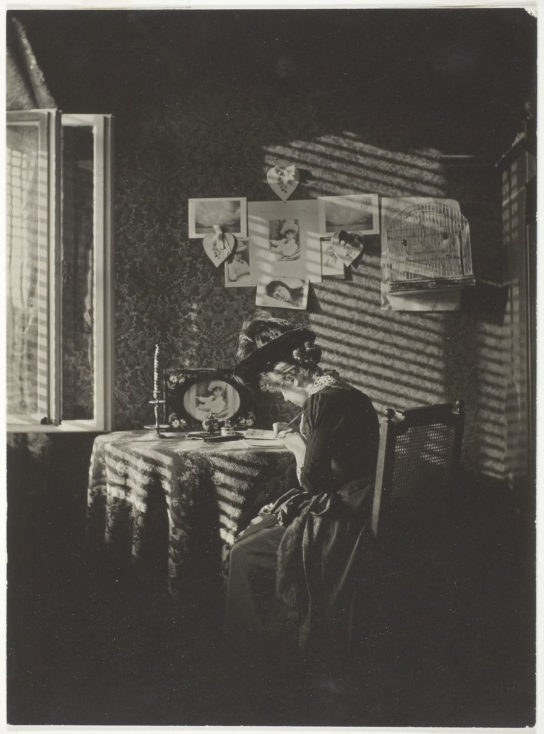 "Sun Rays–Paula, Berlin," a photograph taken by Alfred Stieglitz in the 19th century and first exhibited in the early 20th century.