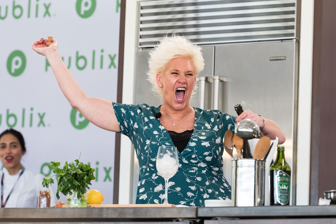 Anne Burrell at the 2022 South Beach Wine And Food Festival in Miami Beach.