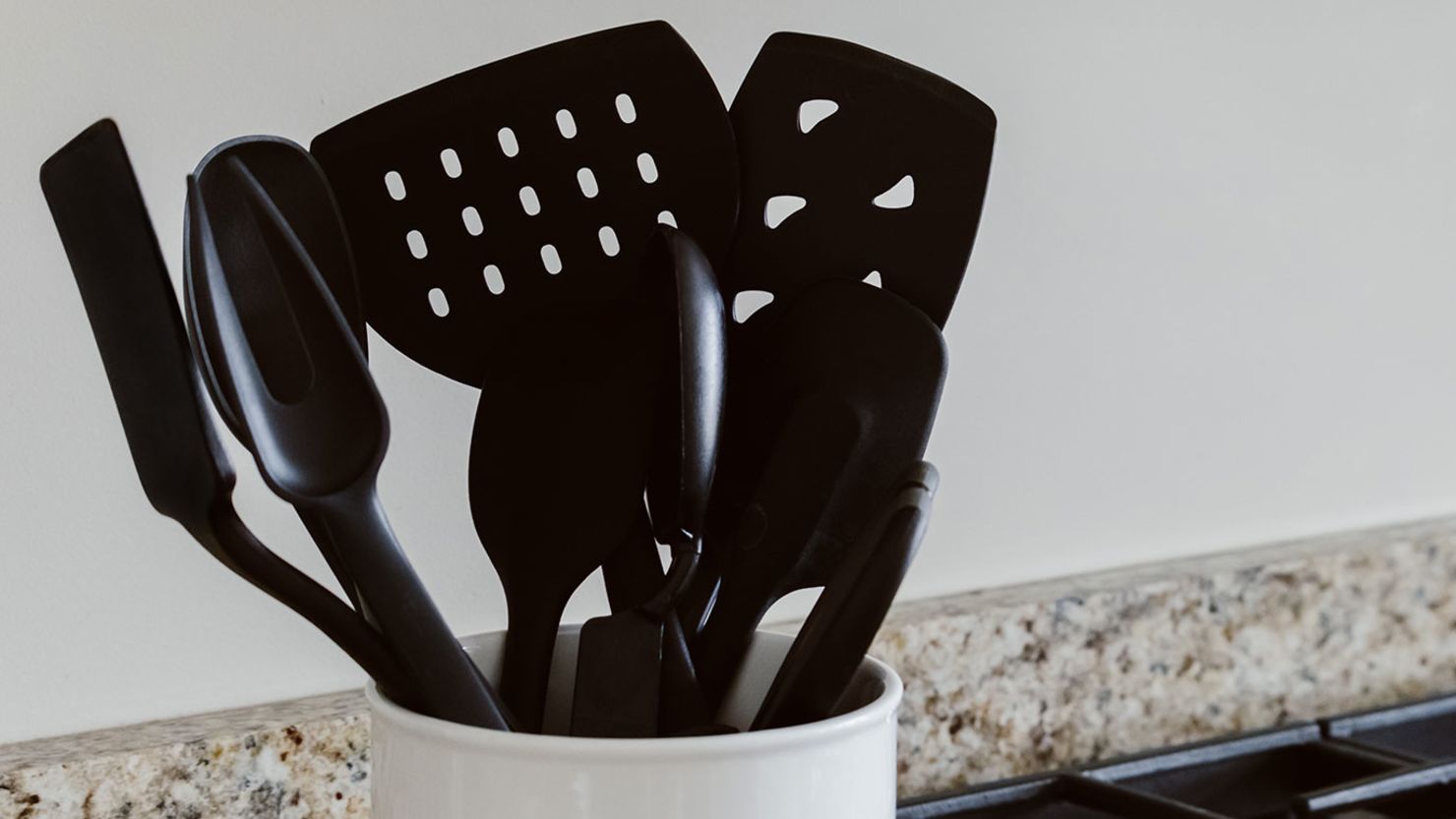 Black-colored plastics used in electronics are leaching flame retardants into kitchen utensils, toys and food containers, a new study found.