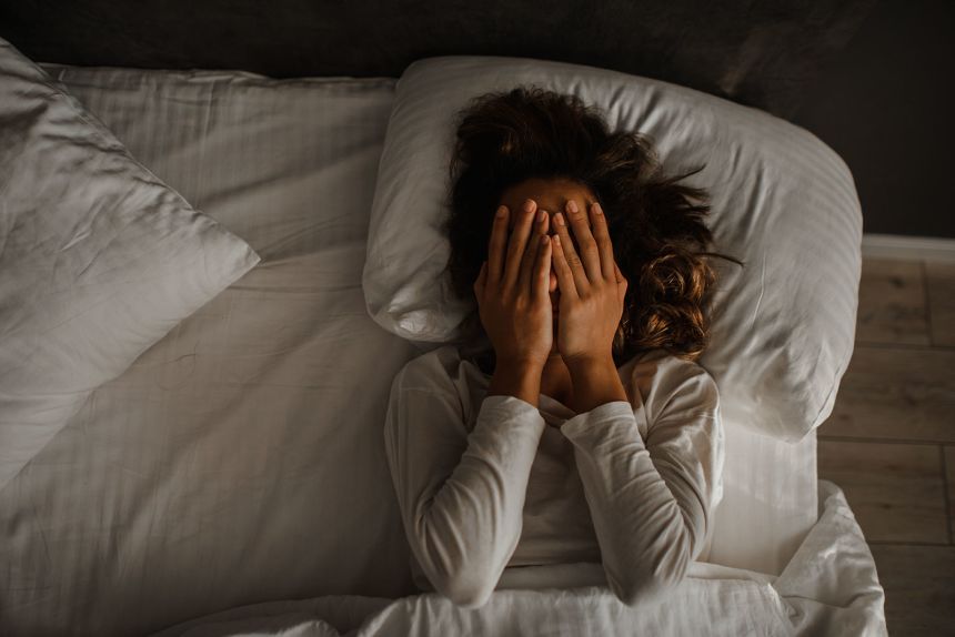 Insomnia was associated with an increased risk of cognitive impairment, the study found.