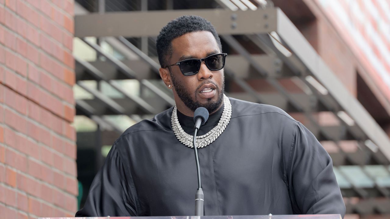 HOLLYWOOD, CALIFORNIA - APRIL 11: Sean Combs speaks onstage during the Hollywood Walk of Fame Star Ceremony for DJ Khaled on April 11, 2022 in Hollywood, California. (Photo by Kevin Winter/Getty Images)