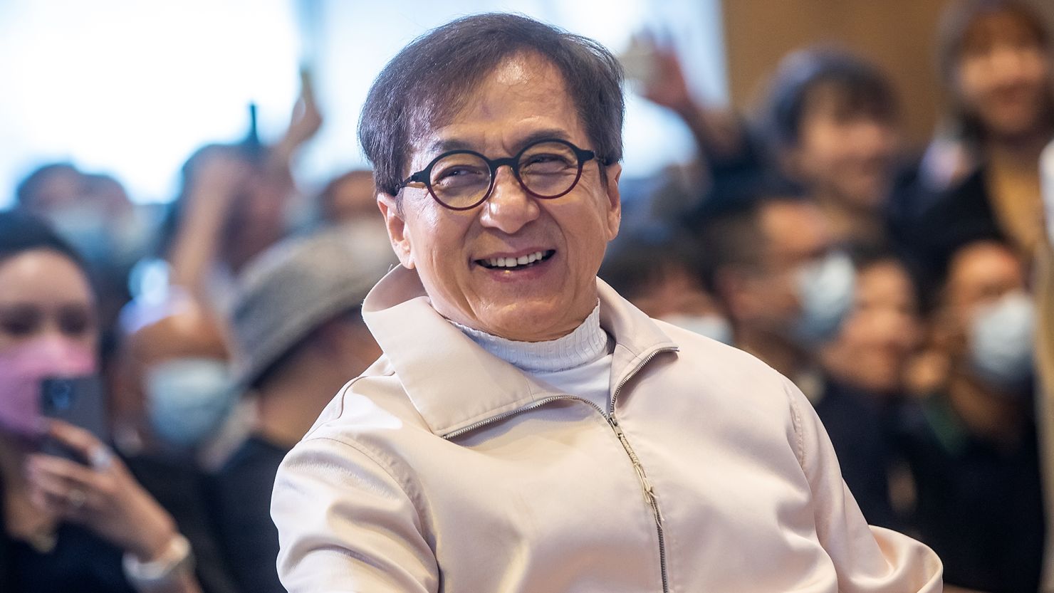 Jackie Chan, pictured in May 2022