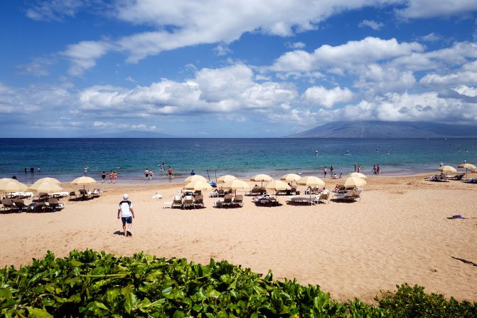 <strong>3. Wailea Beach, Maui, Hawaii.</strong> This series of five pocket beaches is great for snorkeling when the water is calm.