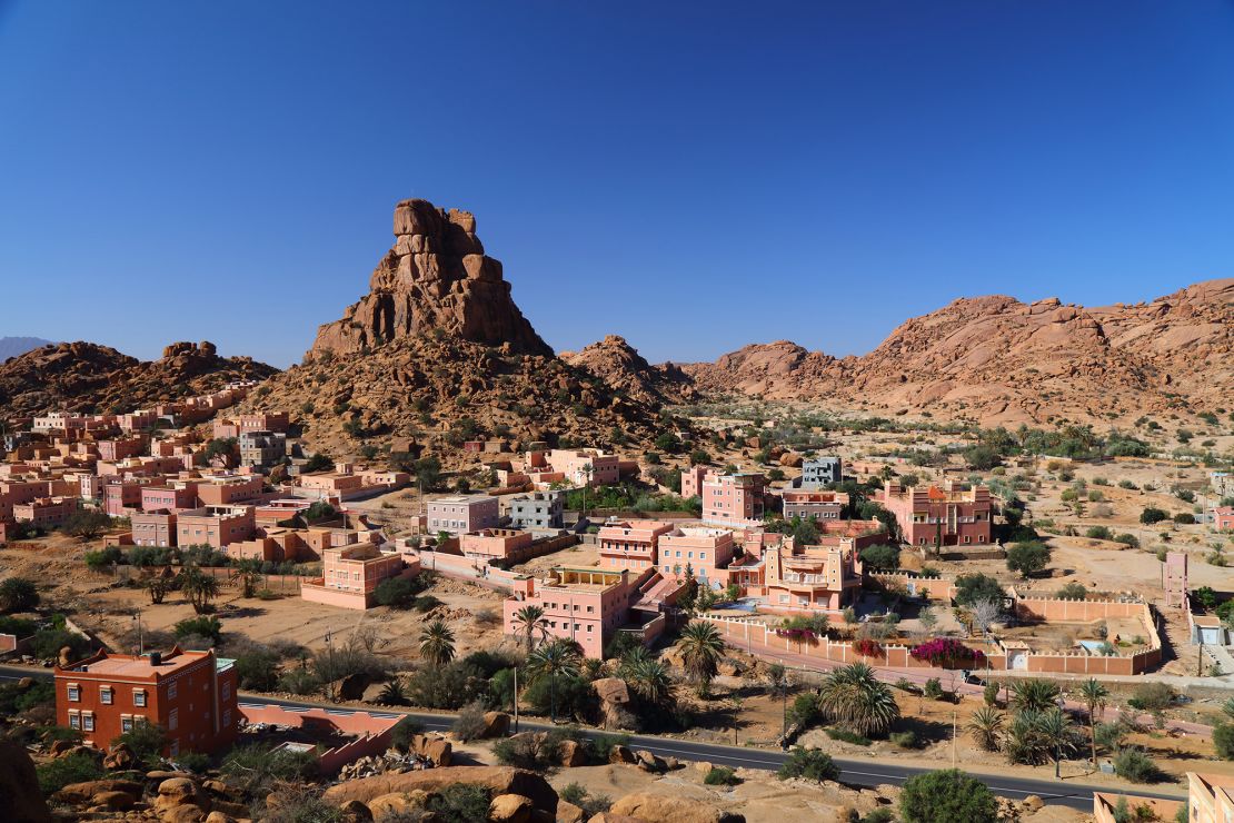 Napoleon's Hat is a rock formation near Tafraoute, in the Anti-Atlas mountains.