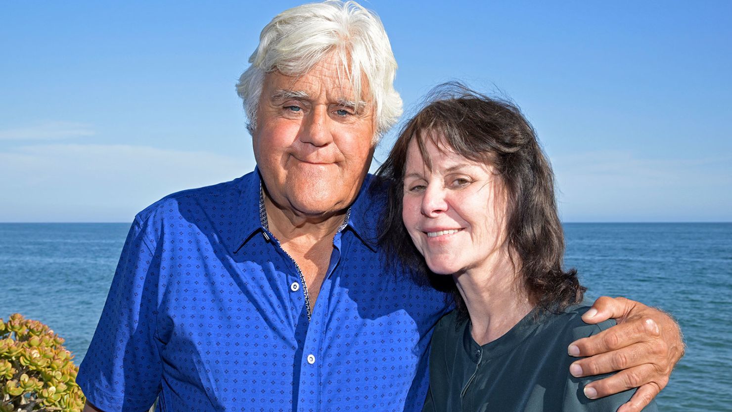 (From left) Jay Leno and Mavis Leno in Malibu in 2022.