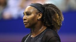 Serena Williams during the 2022 US Open in New York.