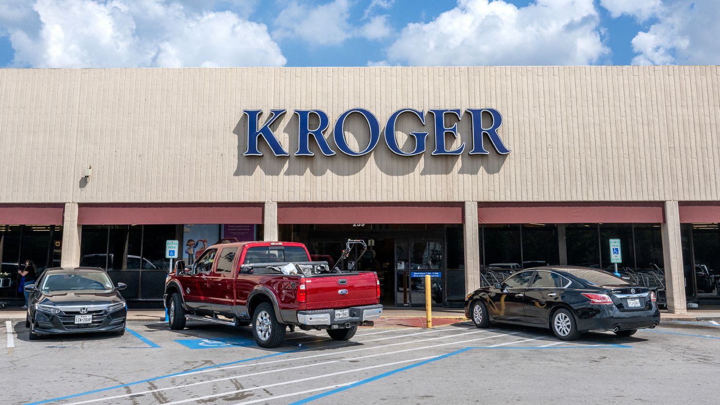 A Kroger grocery store in Houston. Roughly 60 locations are set to close over the next 18 months.