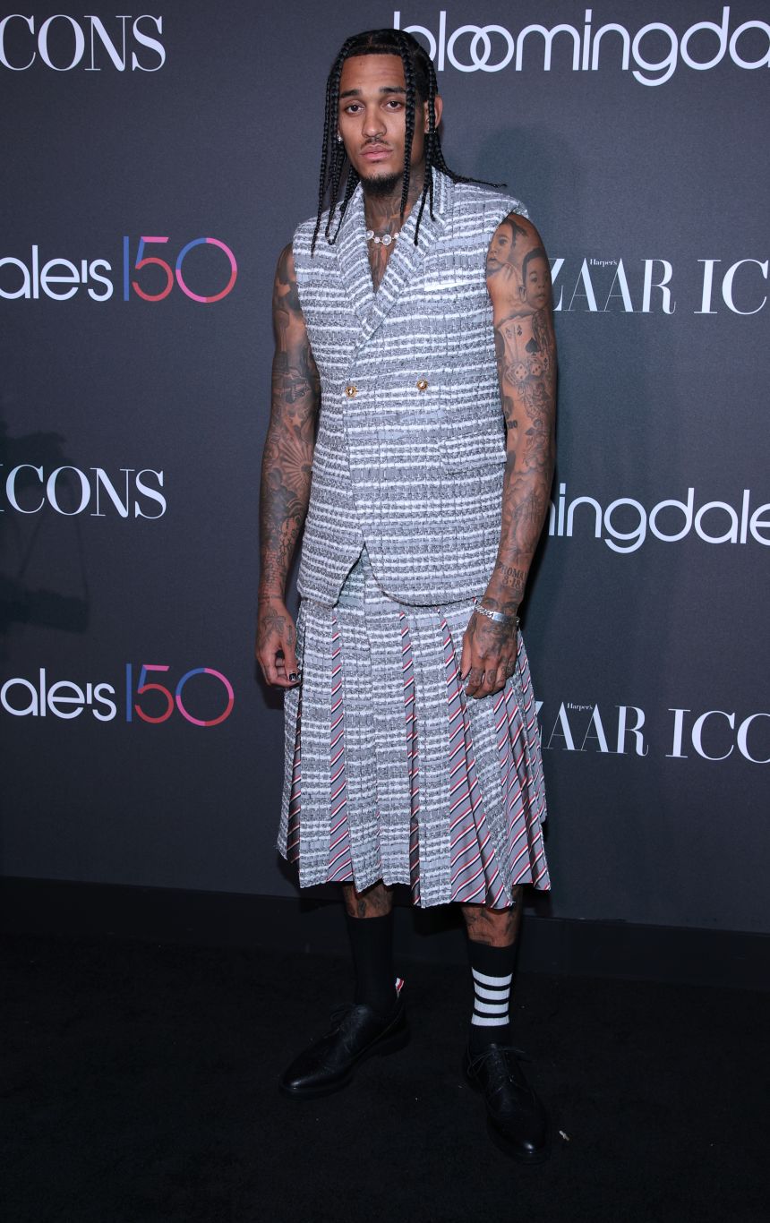 Jordan Clarkson has made skirts and kilts an important part of his wardrobe in recent years.