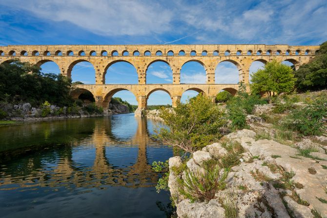 <strong>Triple decker:</strong> The Pont du Guard Roman aqueduct is more than 2,000 years old.