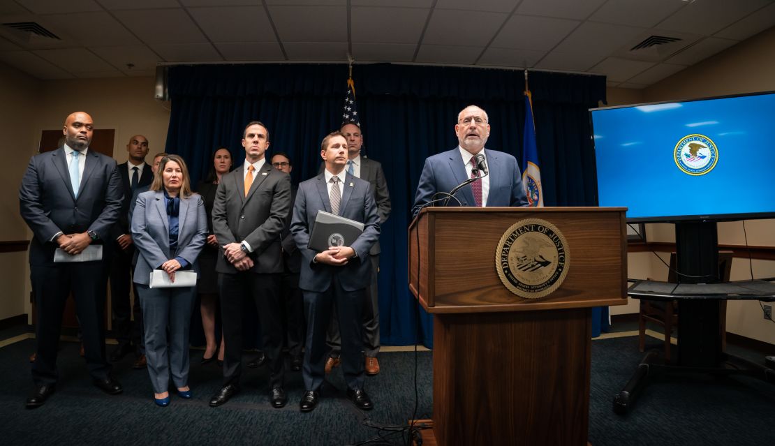 Andrew Luger, the US attorney in Minnesota, held a news conference in 2022 to announce multiple indictments in what he called a "brazen scheme of staggering proportions" to defraud the government.