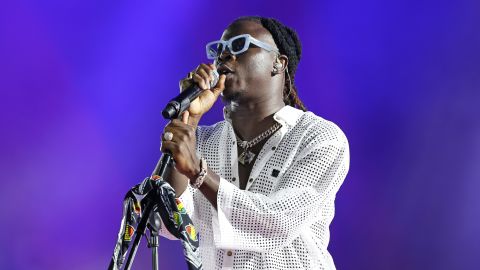 ACCRA, GHANA - SEPTEMBER 24: Stonebwoy performs on stage during Global Citizen Festival 2022: Accra on September 24, 2022 in Accra, Ghana. (Photo by Jemal Countess/Getty Images for Global Citizen)