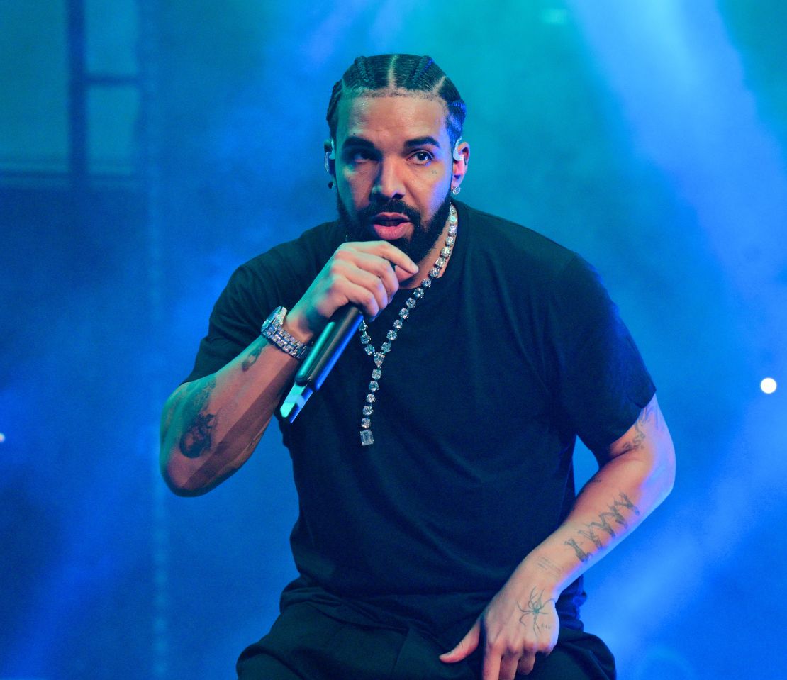 Drake performing in 2022.