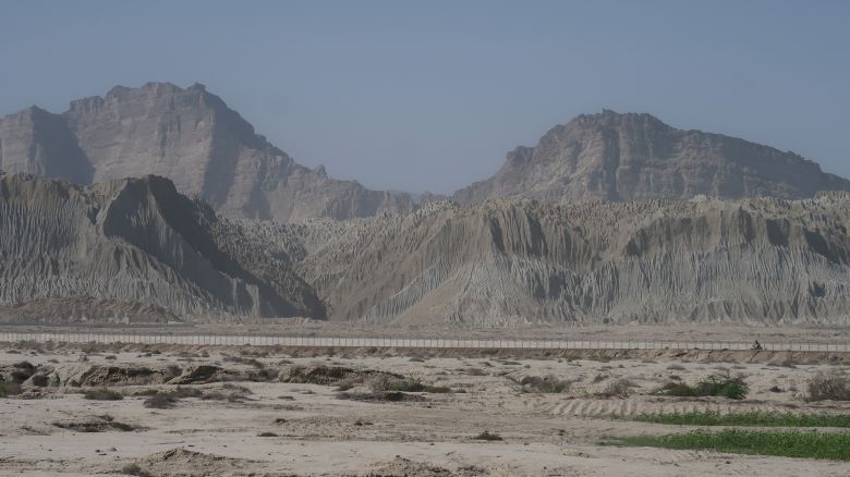 General view of desert in Balochistan, Pakistan.