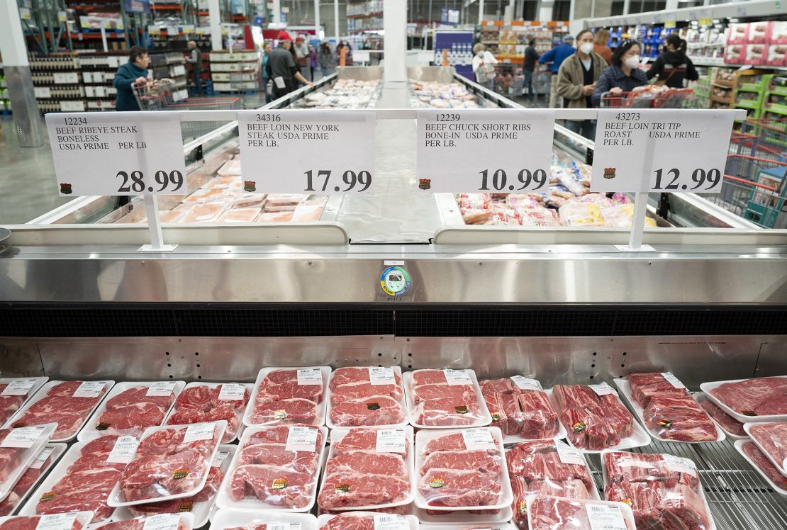 Beef prices have risen this year.
