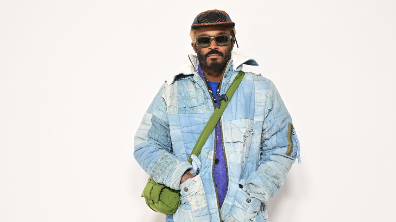 Salehe Bembury photographed at Paris Fashion Week, January 2023.