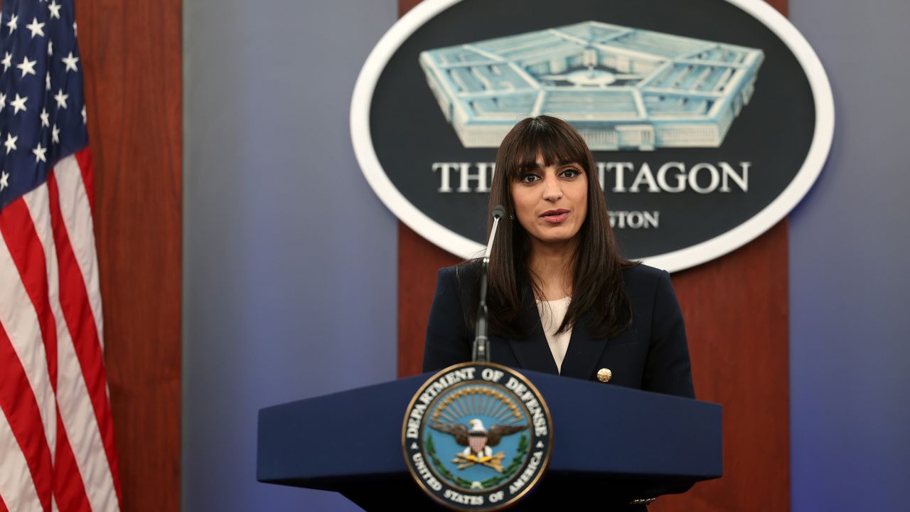 Pentagon Deputy Spokesperson Sabrina Singh at the Pentagon in January 2023 in Arlington, Virginia.