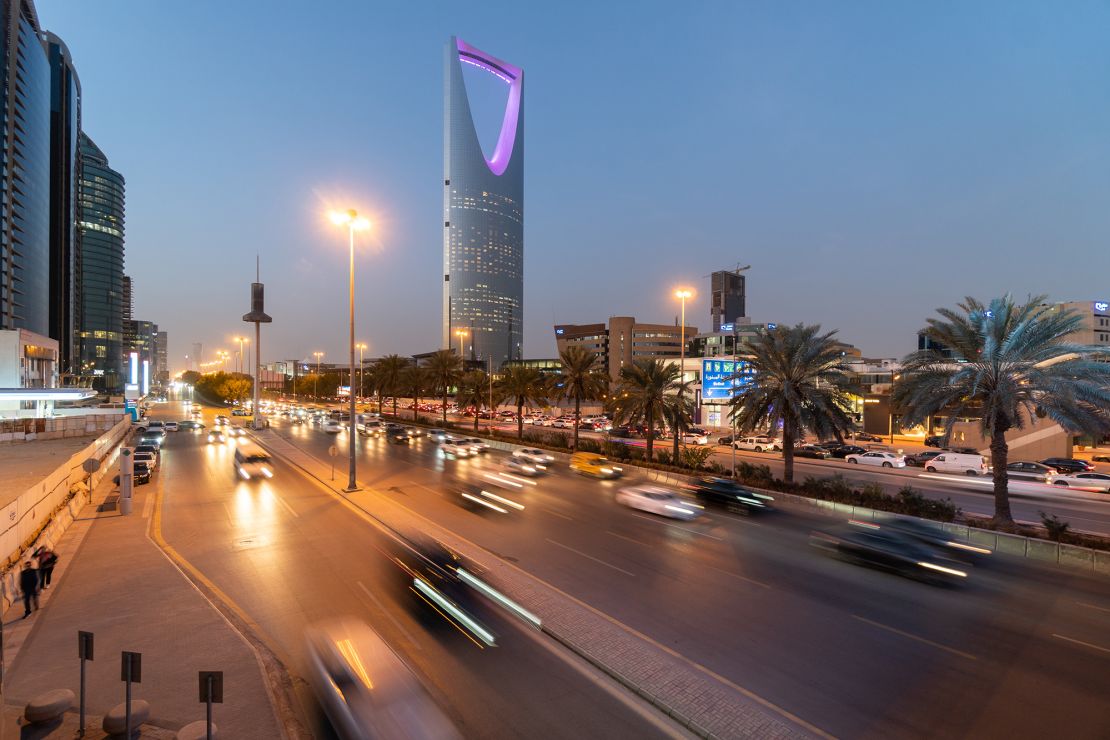 Saudi Arabia’s capital and main financial hub Riyadh is known for its heavy traffic.