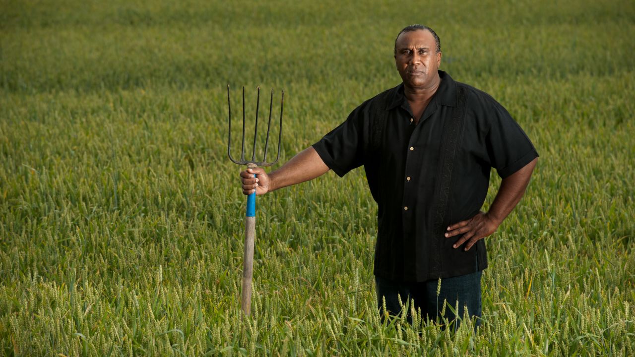 BASKERVILLE, VA - MAY 09:  John Wesley Boyd Jr. poses for a portrait at his farm on Wednesday May 09, 2012 in Baskerville, VA.  Boyd is president and founder of the National Black Farmers Association.  (Photo by Matt McClain for The Washington Post via Getty Images)