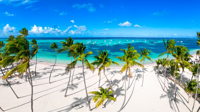 <strong>7. Bavaro Beach, Punta Cana, Dominican Republic. </strong>This Punta Cana beach is at its best from December to April when the dry season means minimal rainfall and pleasant weather.