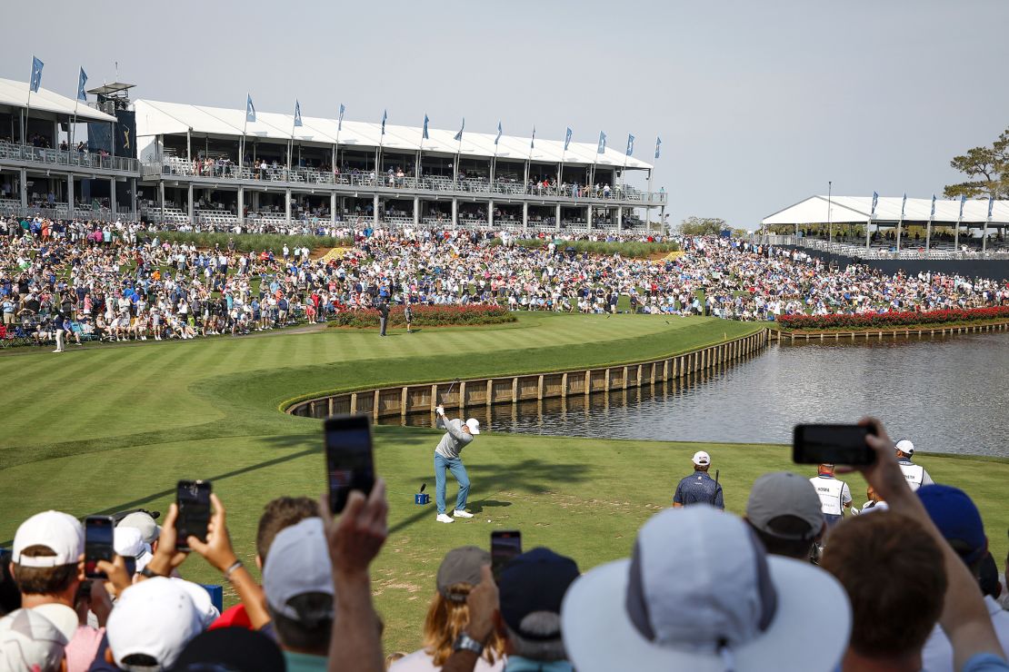 Spieth, pictured in action at the 2023 Players Championship, is on a mission to give fans lasting memories.