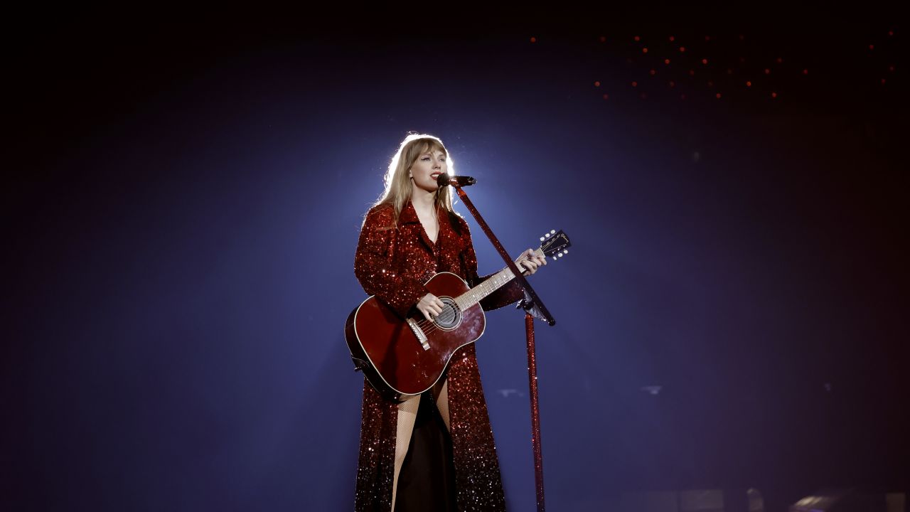 Taylor Swift performs onstage for the opening night of "Taylor Swift | The Eras Tour" at State Farm Stadium on March 17, 2023 in Glendale, Arizona.